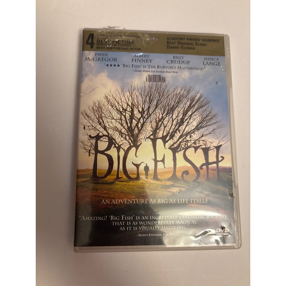 Columbia Pictures Big Fish DVD Unisex OS Multi Excellent Tim Burton Fantasy